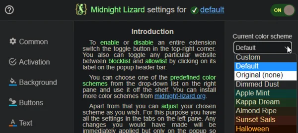 Midnight Lizard