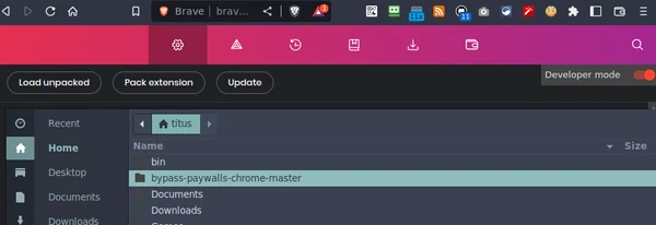 Dev Mode Load